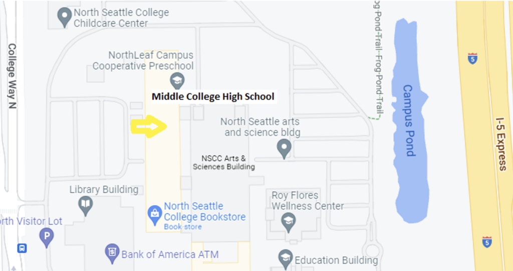 Map Location of Middle College at North College