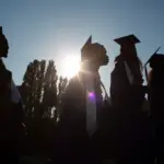 Graduates silhouettes